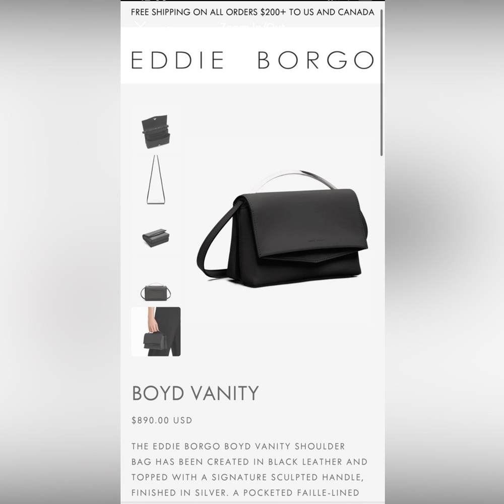 Eddie Borgo signature cross body bag